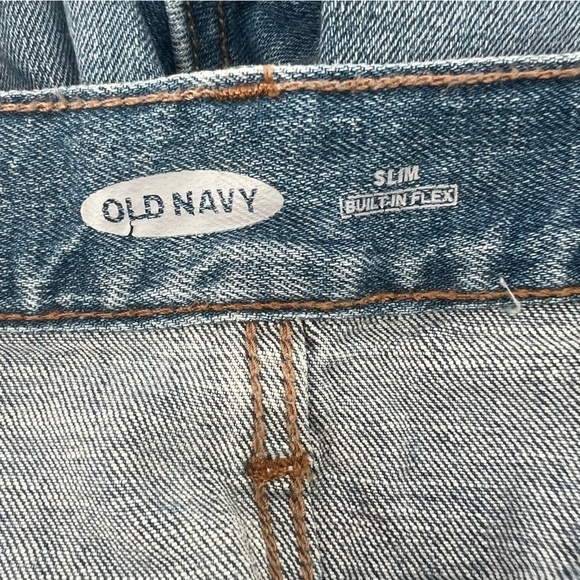 Old Navy Slim Straight Leg Jeans Size 33 x 32 Men's - Picture 2 of 4